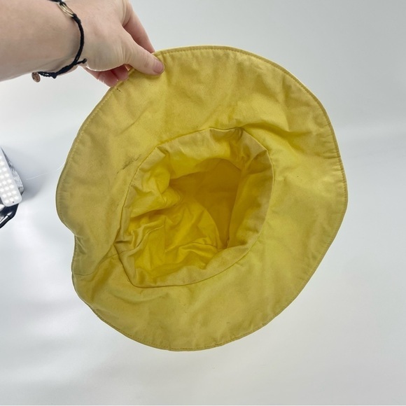 Retro Y2K Floral Boho 60’s Handmade Canvas Cotton Neon Bucket Hat - Picture 2 of 4